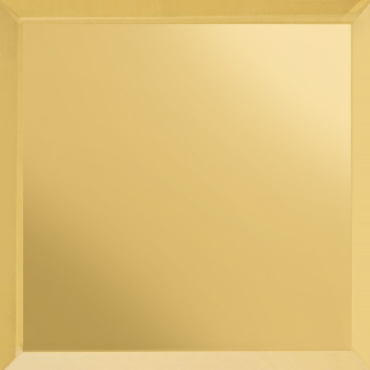 Płytka szklana lustrzana złota SQUARE MIRROR GOLD 15X15