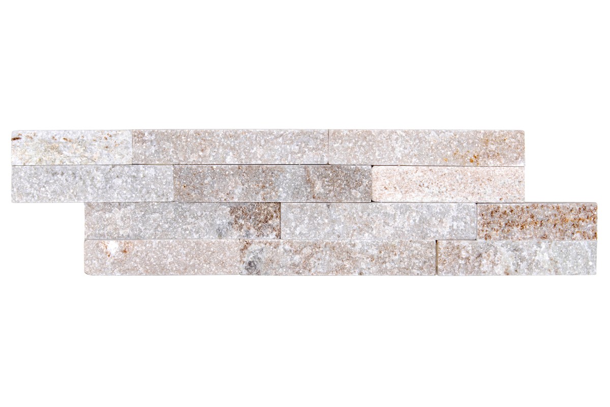 Kamień naturalny elewacyjny QUARTZ BROWN 10x35 brązowy