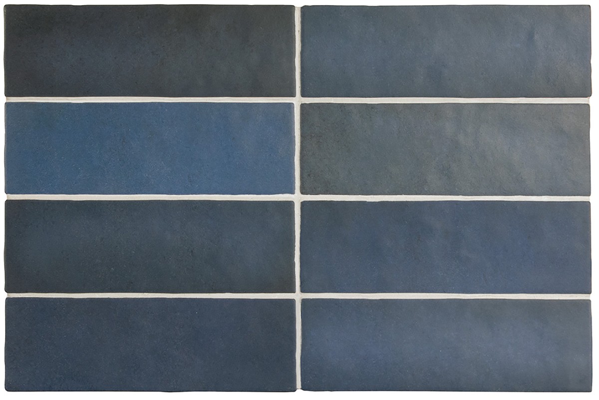 Płytka ścienna MAGMA SEA BLUE MATT 6,5x20 niebieska cegiełka mat
