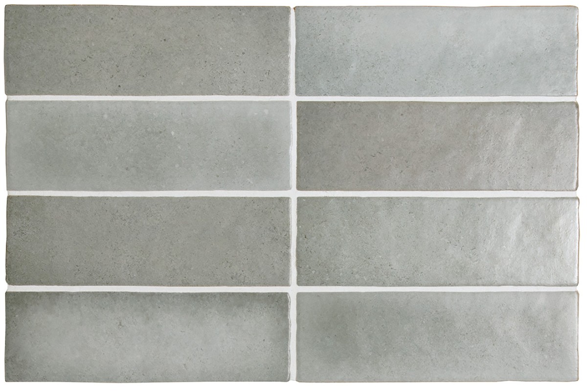 Płytka ścienna MAGMA GREY STONE MATT 6,5x20 szara cegiełka mat