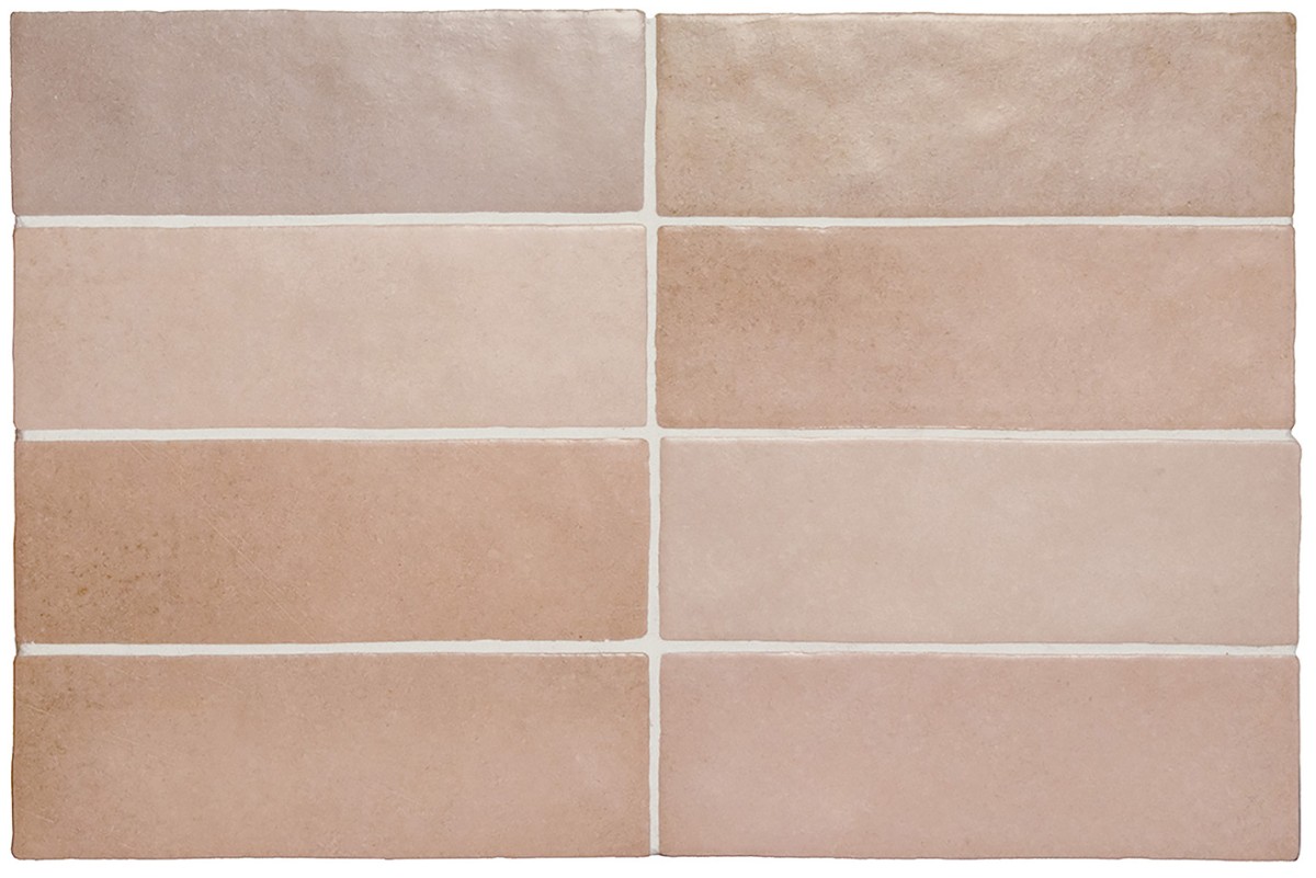 Płytka ścienna MAGMA CORAL PINK MATT 6,5x20 różowa cegiełka mat