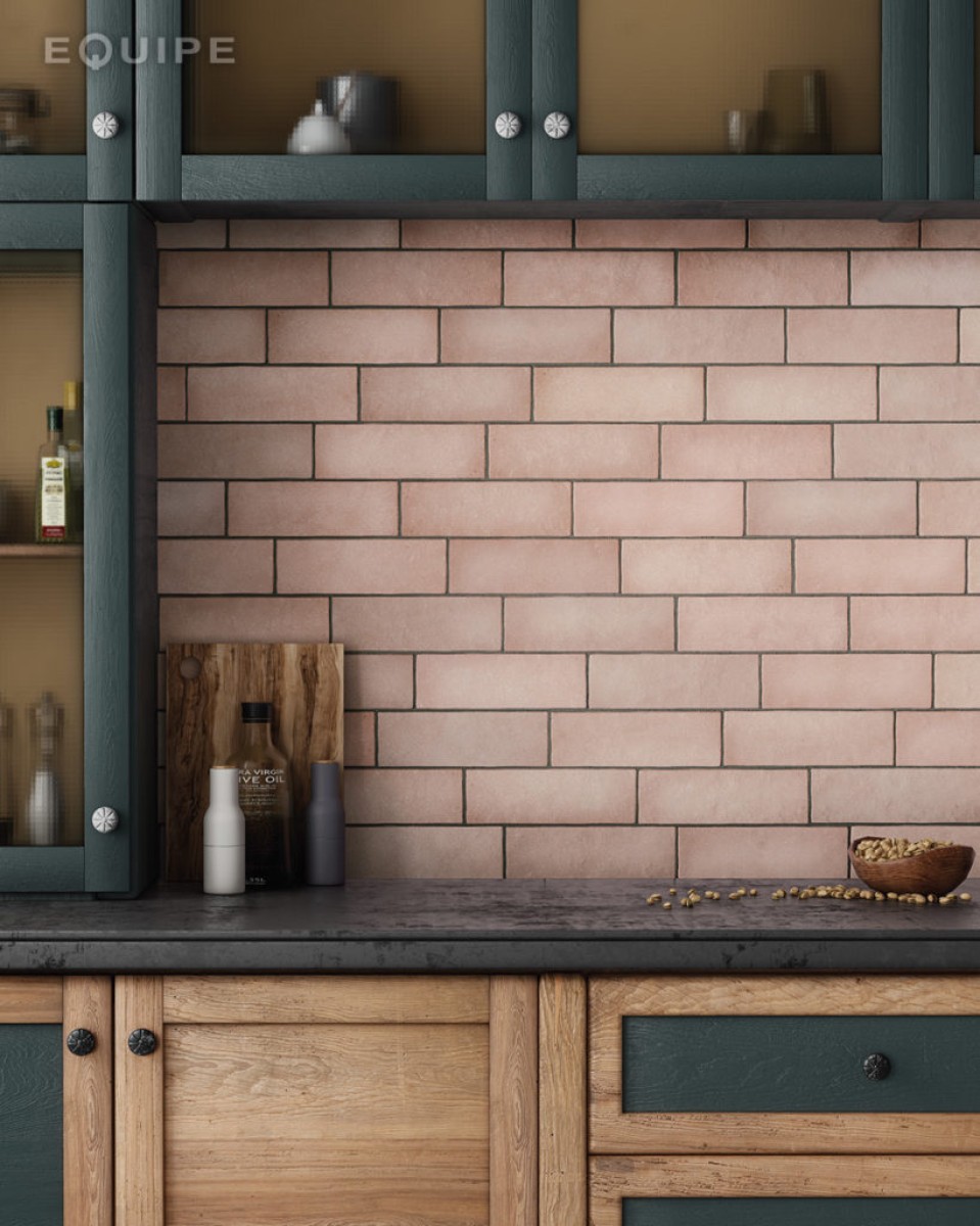 Płytka ścienna MAGMA CORAL PINK MATT 6,5x20 różowa cegiełka mat