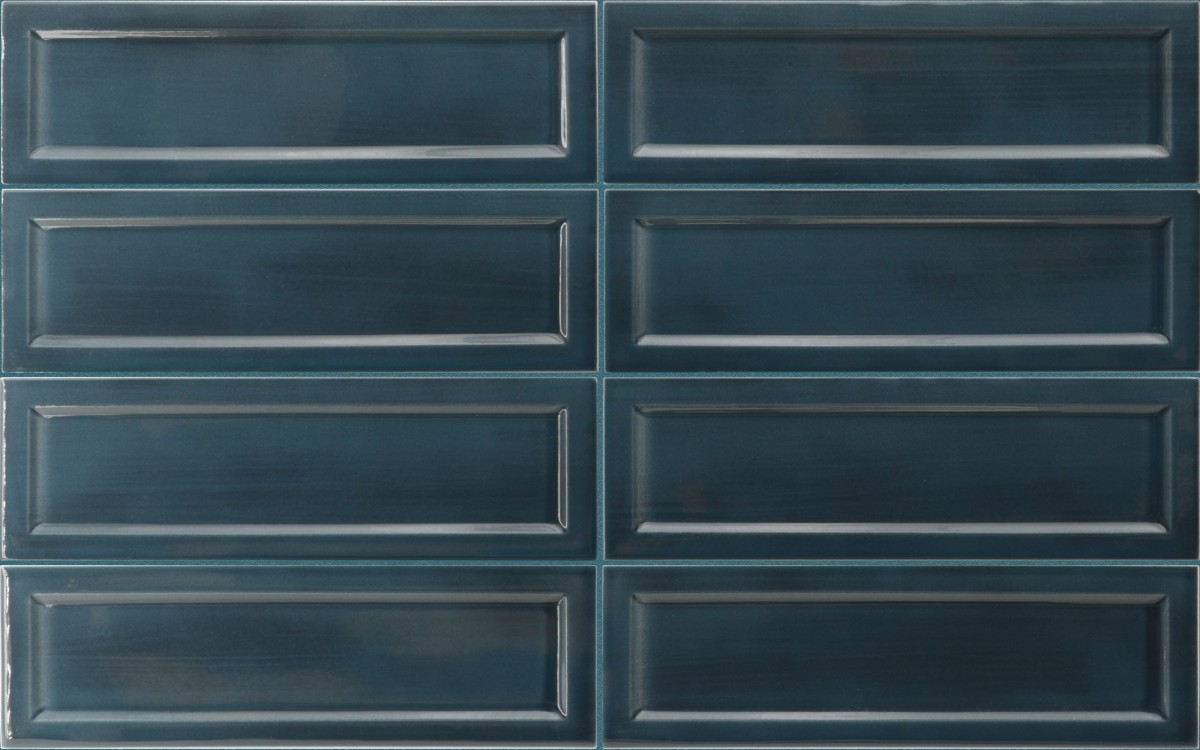 Płytka ścienna ISLAND FRAME SLATE BLUE GLOSS 6,5x20