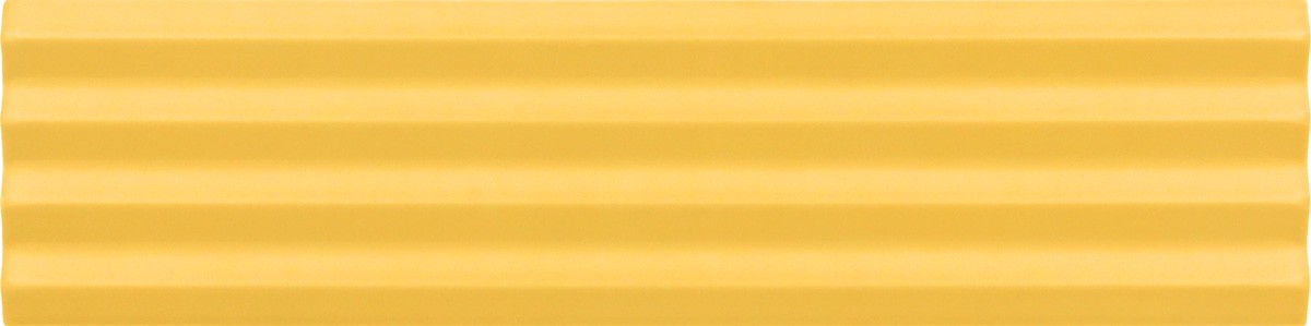 Płytka ścienna COSTA NOVA PRAIA YELLOW MATT 5x20 strukturalna żółta cegiełka mat