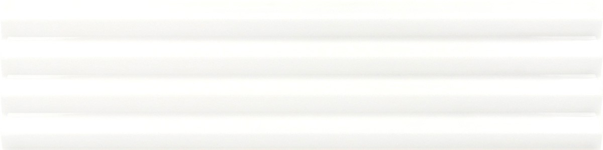 Płytka ścienna COSTA NOVA PRAIA WHITE GLOSS 5x20 strukturalna biała cegiełka połysk