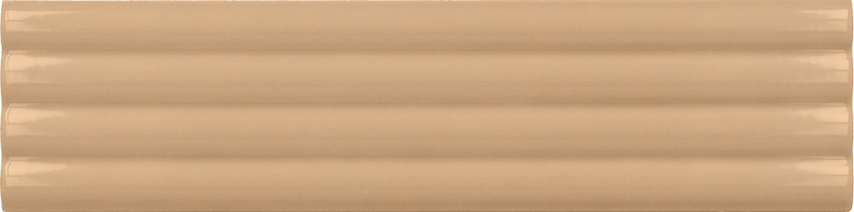 Płytka ścienna COSTA NOVA ONDA STRAW GLOSS 5x20 strukturalna pomarańczowa cegiełka połysk