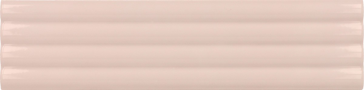 Płytka ścienna COSTA NOVA ONDA PINK STONY GLOSS 5x20 strukturalna różowa cegiełka połysk