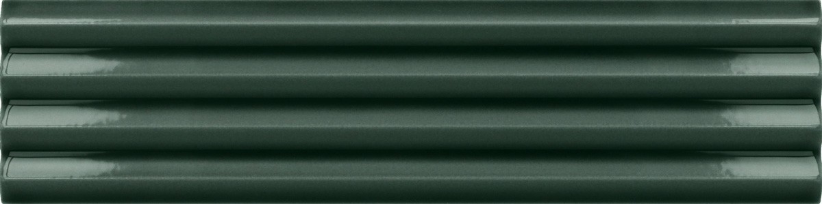 Płytka ścienna COSTA NOVA PRAIA LAUREL GREEN GLOSS 5x20 strukturalna zielona cegiełka połysk