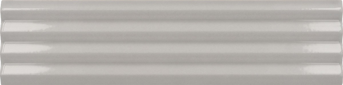 Płytka ścienna COSTA NOVA PRAIA GREY GLOSS 5x20 strukturalna szara cegiełka połysk