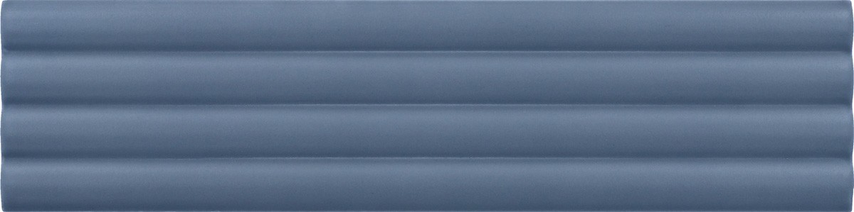 Płytka ścienna COSTA NOVA ONDA BANYAN BLUE MATT 5x20 strukturalna niebieska cegiełka mat