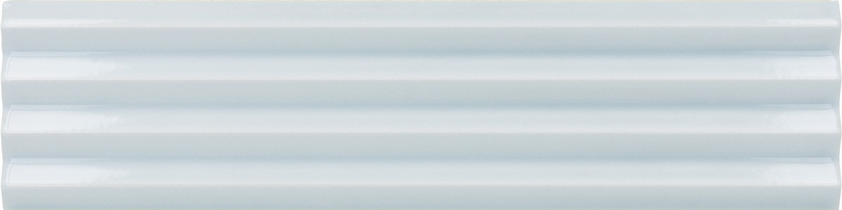 Płytka ścienna COSTA NOVA PRAIA BABY BLUE GLOSS 5x20 strukturalna niebieska cegiełka połysk