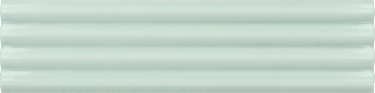 Płytka ścienna COSTA NOVA ONDA ALOE GLOSS 5x20 strukturalna zielona, miętowa cegiełka połysk