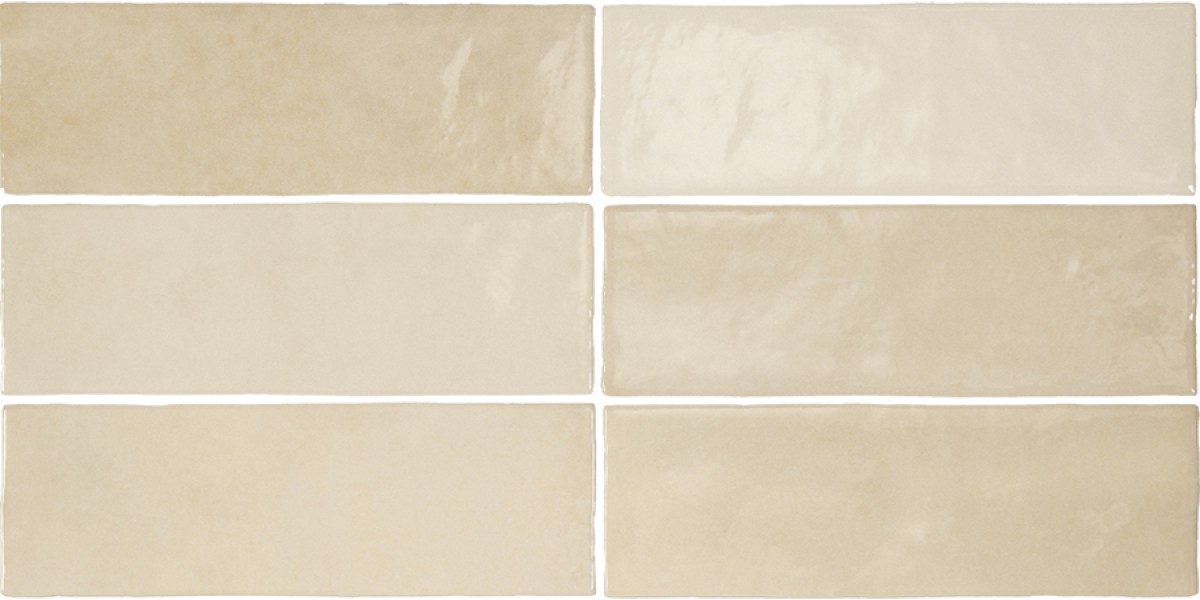 Płytka ścienna ARTISAN OCHRE 6,5x20 beżowa cegiełka połysk