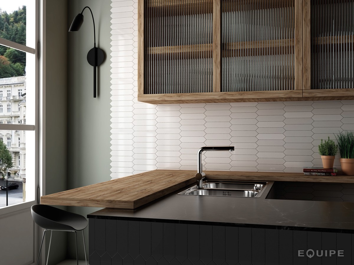 Płytka ścienna ARROW Pure White 5x25 (2)