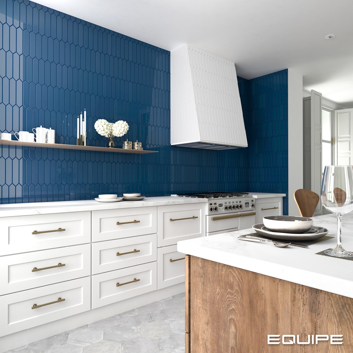 Płytka ścienna ARROW Adriatic Blue 5x25