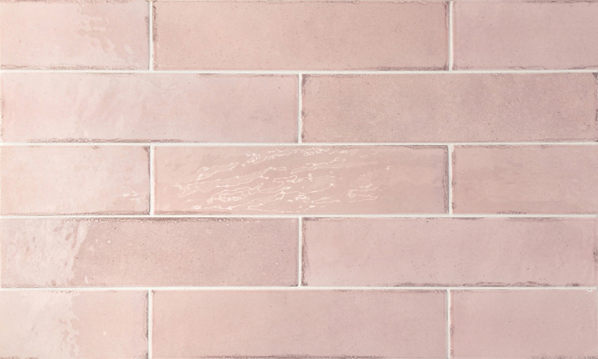 Gres TRIBECA TEA ROSE HIGH GLOSS 6x24,6