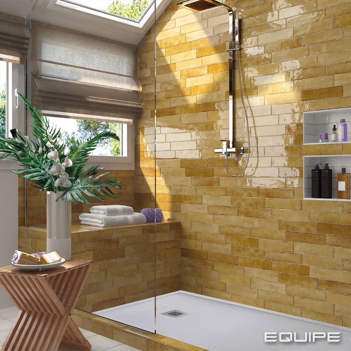 Gres TRIBECA POLLEN HIGH GLOSS 6x24,6