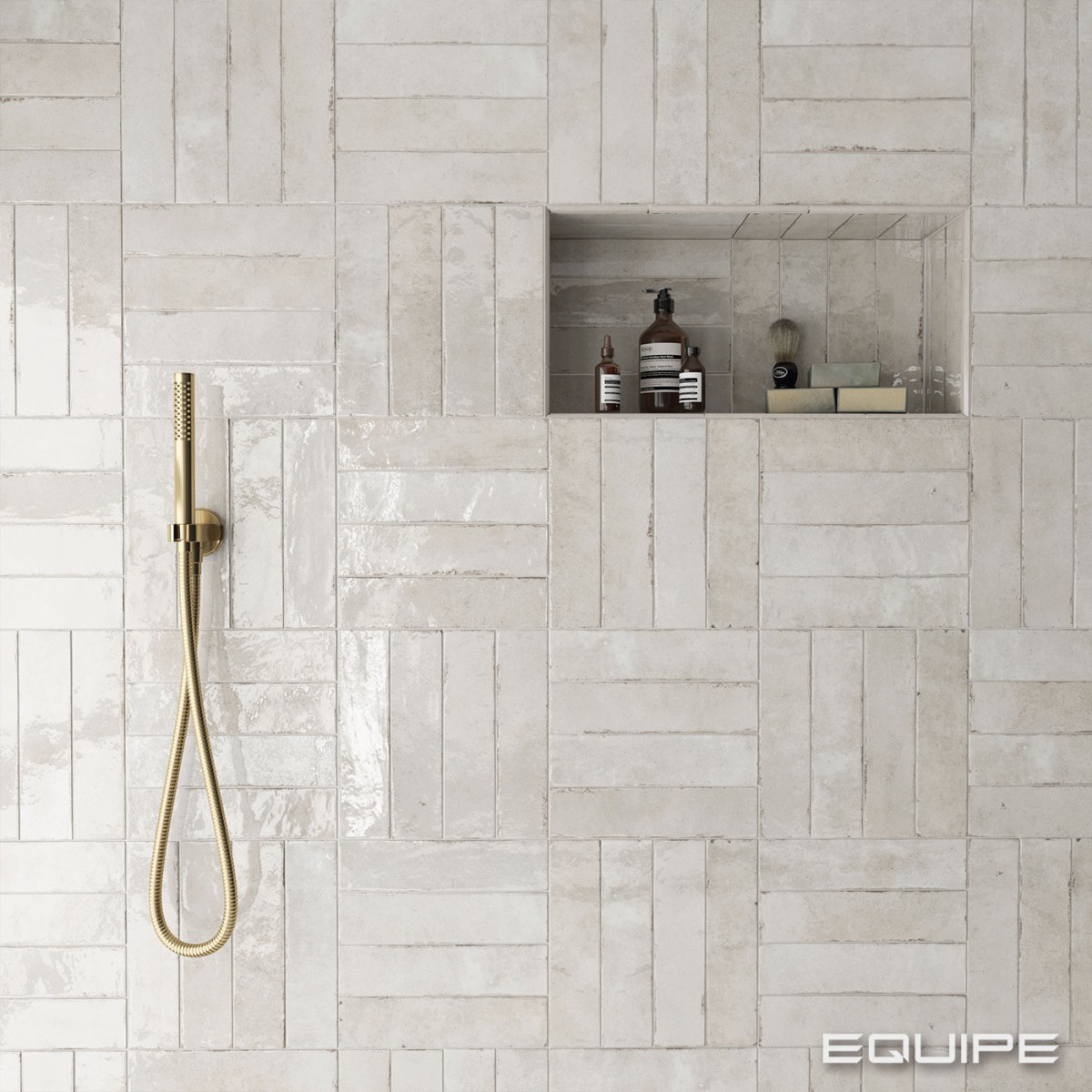 Gres TRIBECA OATMEAL HIGH GLOSS 6x24,6 (2)