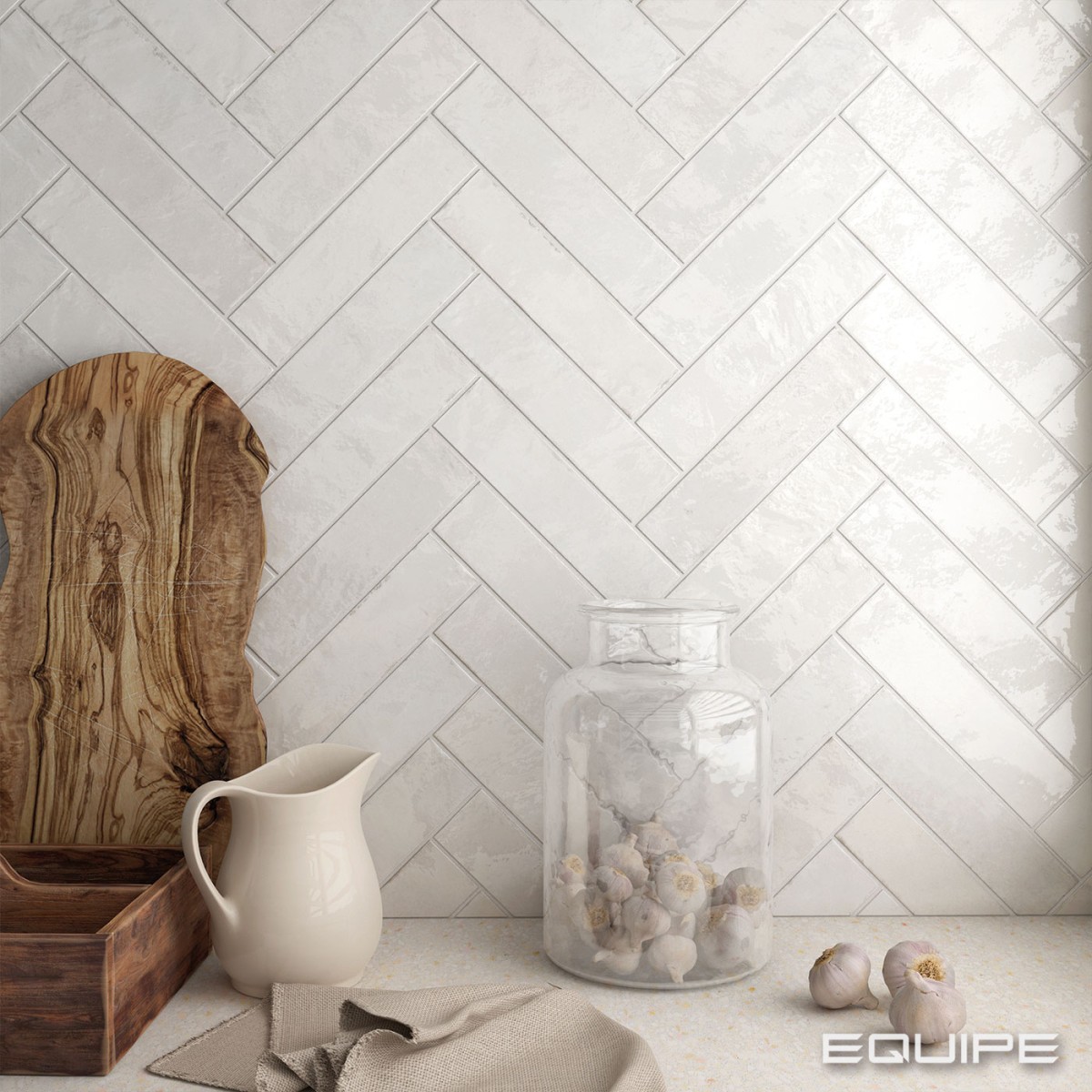 Gres TRIBECA GYPSUM WHITE HIGH GLOSS 6x24,6