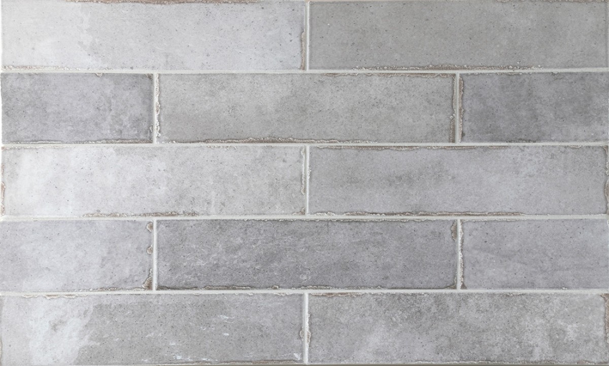 Gres TRIBECA GREY WHISPER HIGH GLOSS 6x24,6