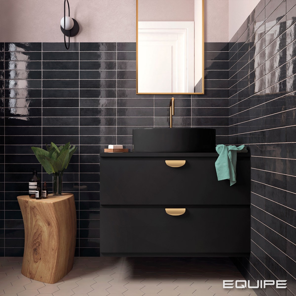 Gres TRIBECA BASALT HIGH GLOSS 6x24,6 (4)