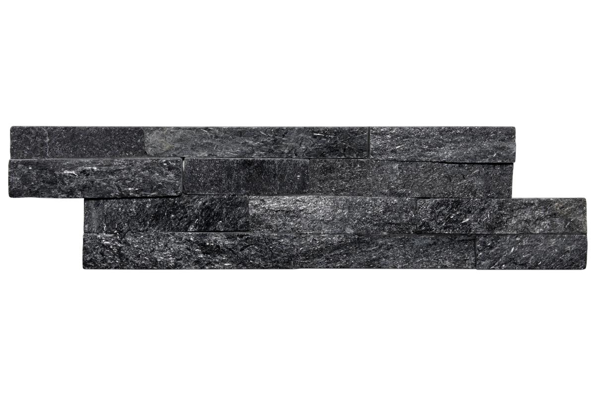 Darmowa próbka - Kamień naturalny elewacyjny QUARTZ CZARNY 10x35 (1)