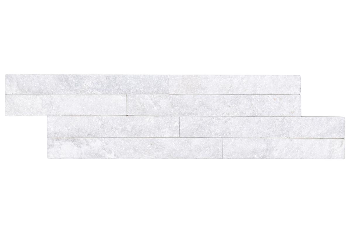 Darmowa próbka - Kamień naturalny elewacyjny QUARTZ BIAŁY 10x35 (1)