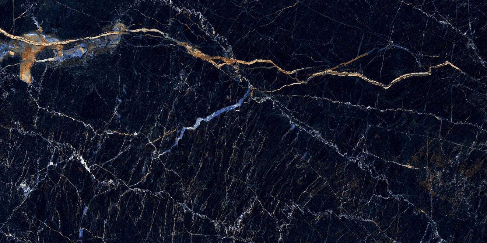 Gres polerowany AZUL NOBLE 60x120 płytka granatowa