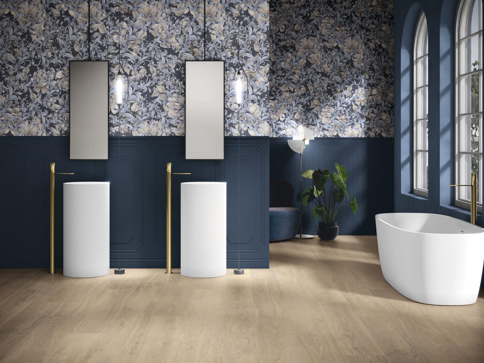 Listwa ceramiczna BELLAGIO MOLDURA SORICO BLU 2x60