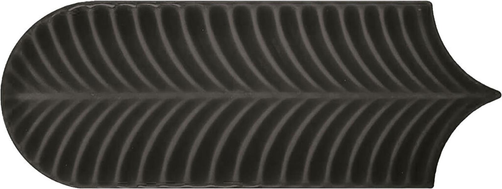 Darmowa próbka - Płytka ścienna ALMA SCALE BLACK BRILLO 8x21,5 (1)