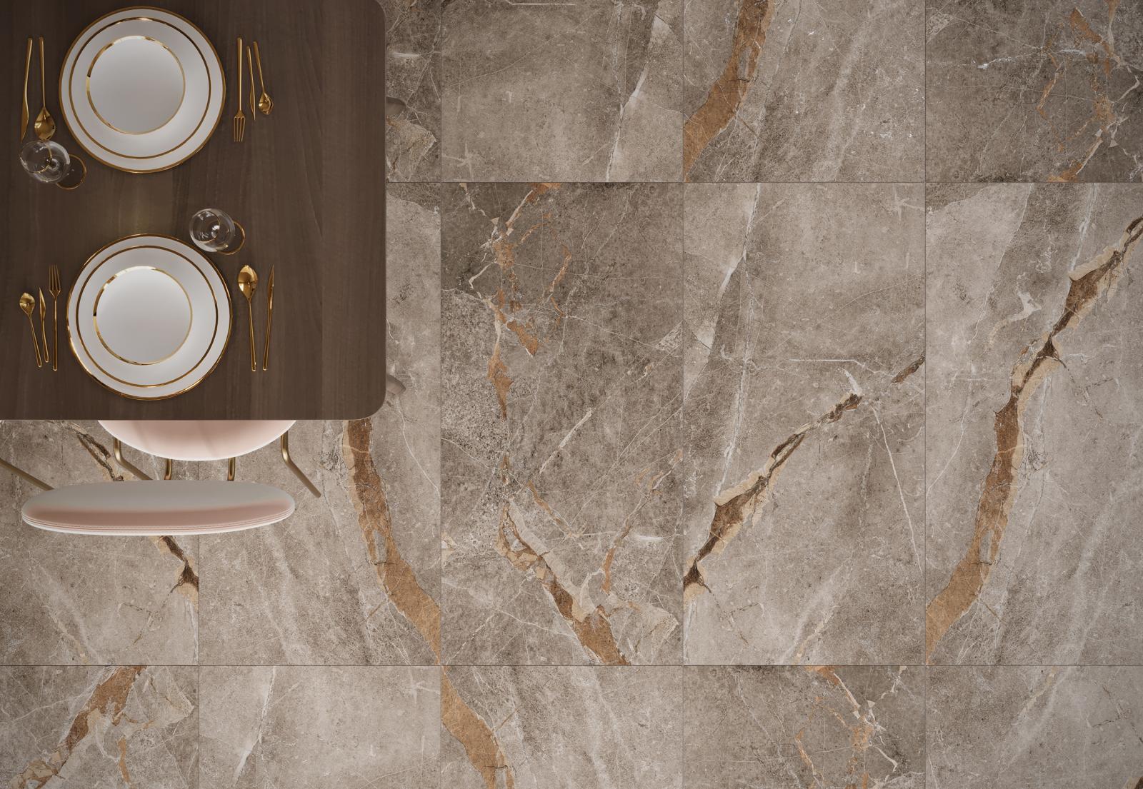 Gres ROMA BROWN LAPATO CARVING 60x120