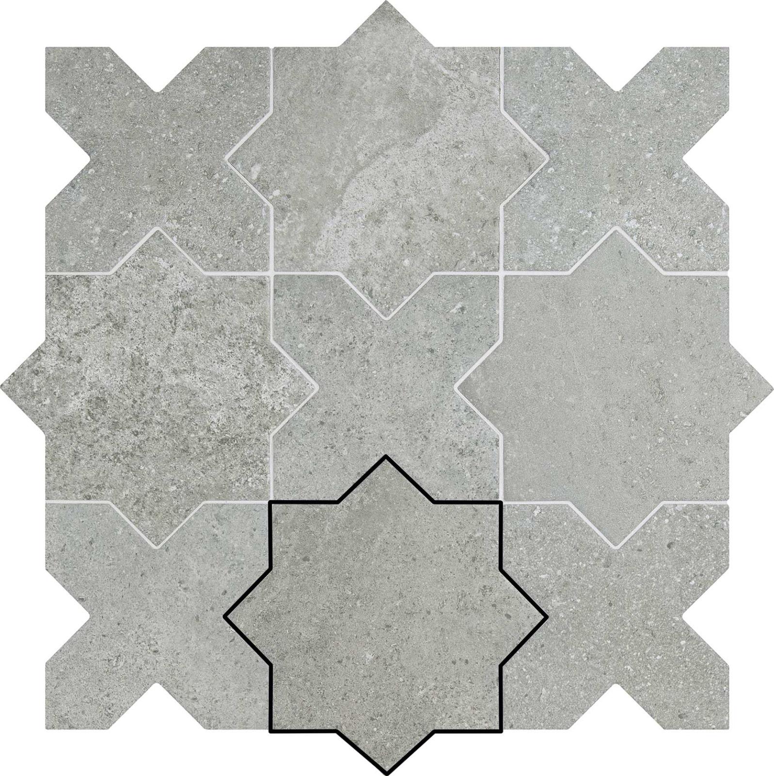 Gres ANTICO CASALE OTTO CENERE 16,8x16,8 (3)