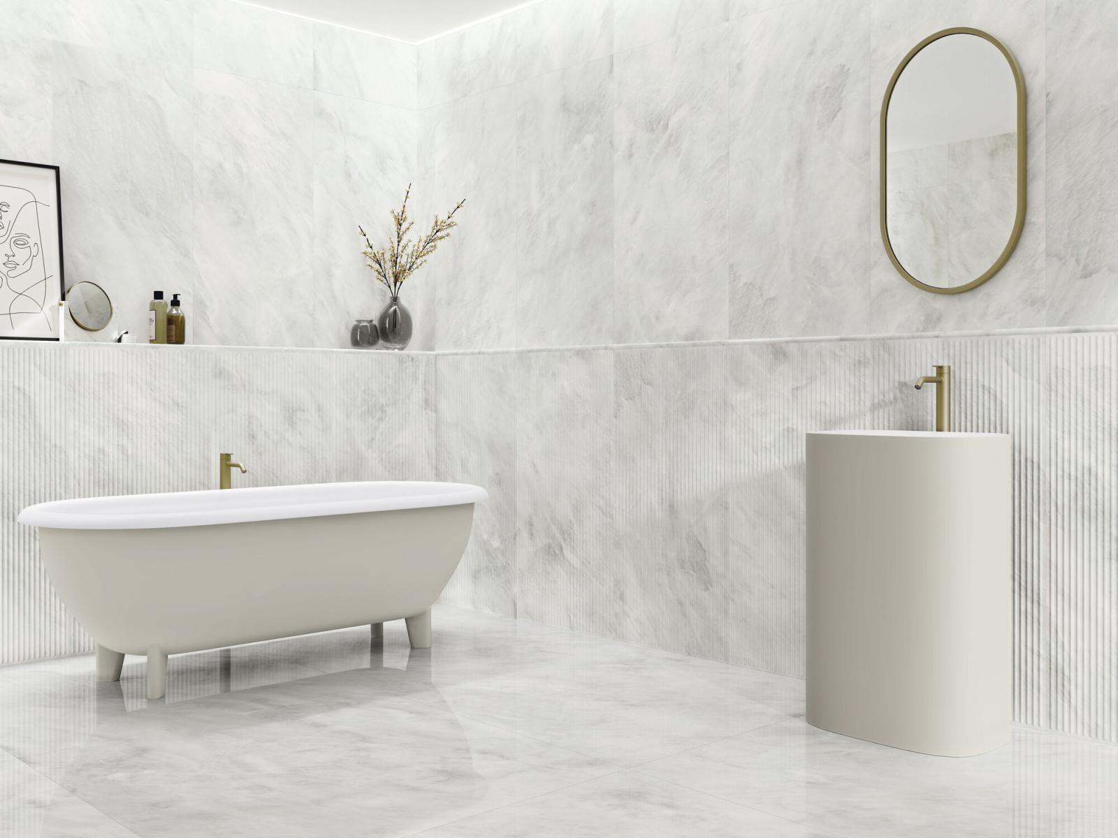 Gres ALEXANDRIA WHITE POL 120x120