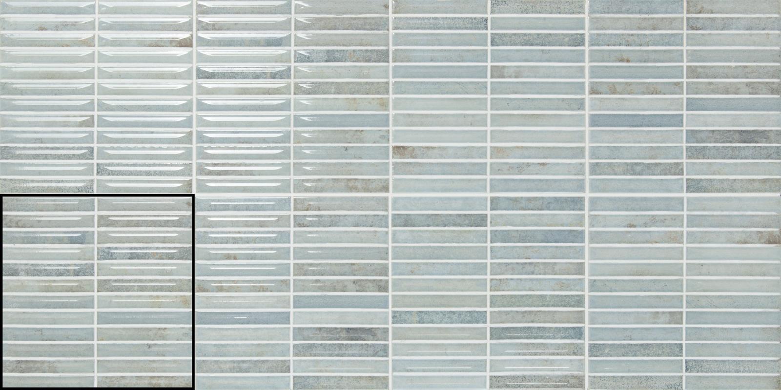 Płytka ścienna INCISION MOONSTONE TEAL 20x20 (3)