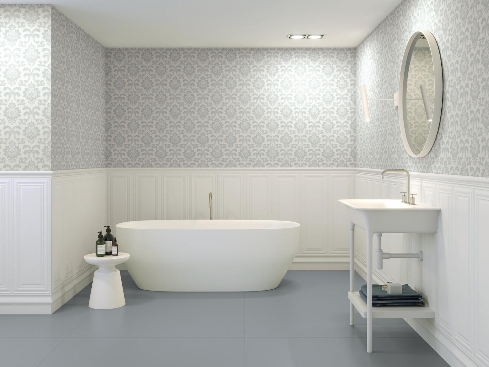 Płytka ścienna BOISERIE BLANCO MATE 30x90