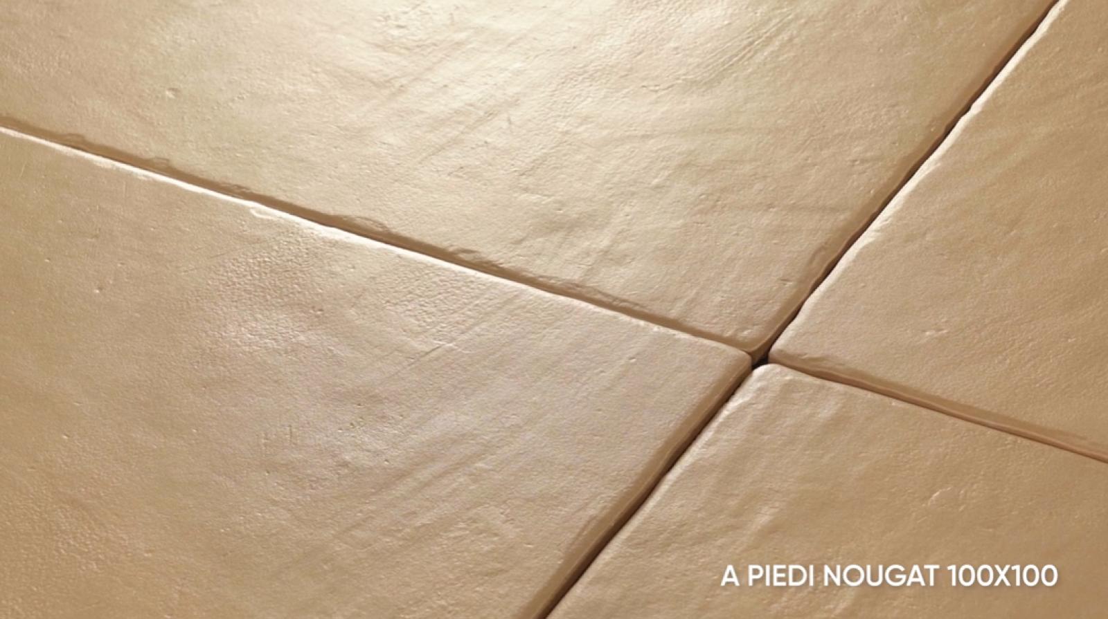 Gres A PIEDI NOUGAT 100x100