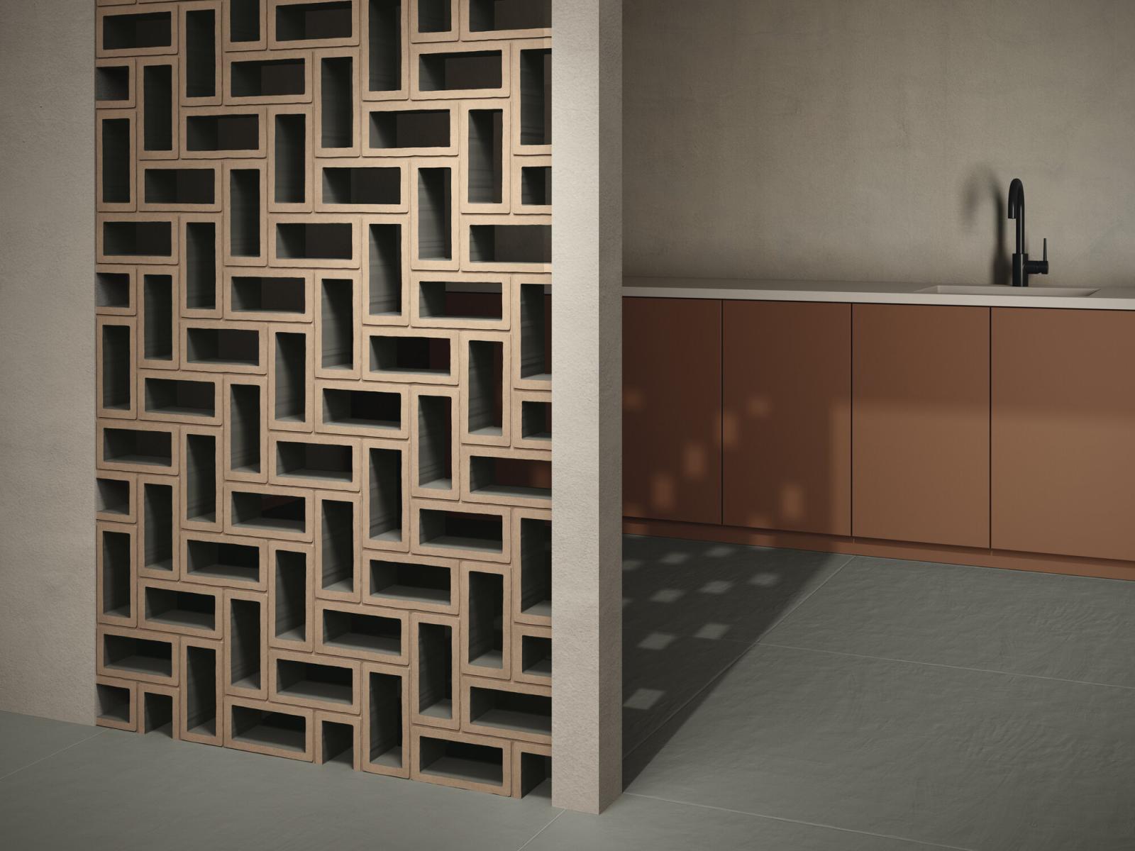 Gres A PIEDI DARK GREEN 100x100