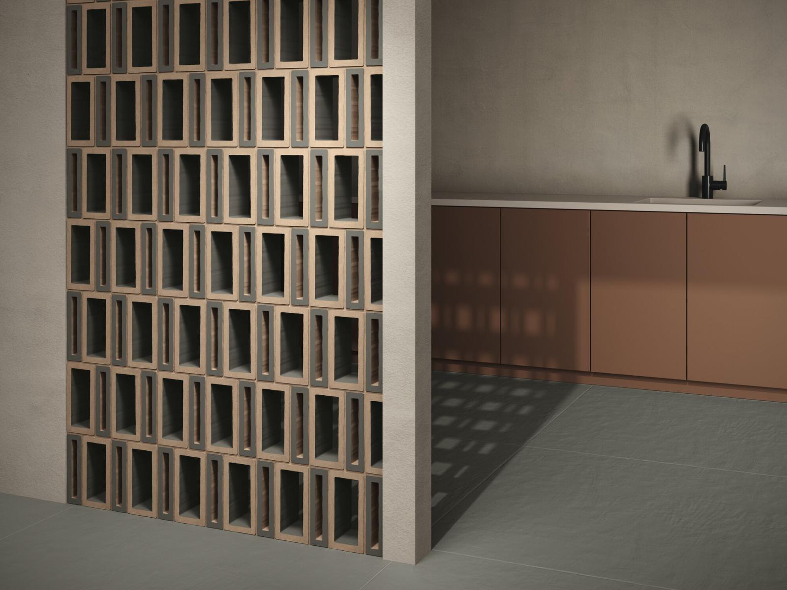 Gres A PIEDI DARK GREEN 100x100