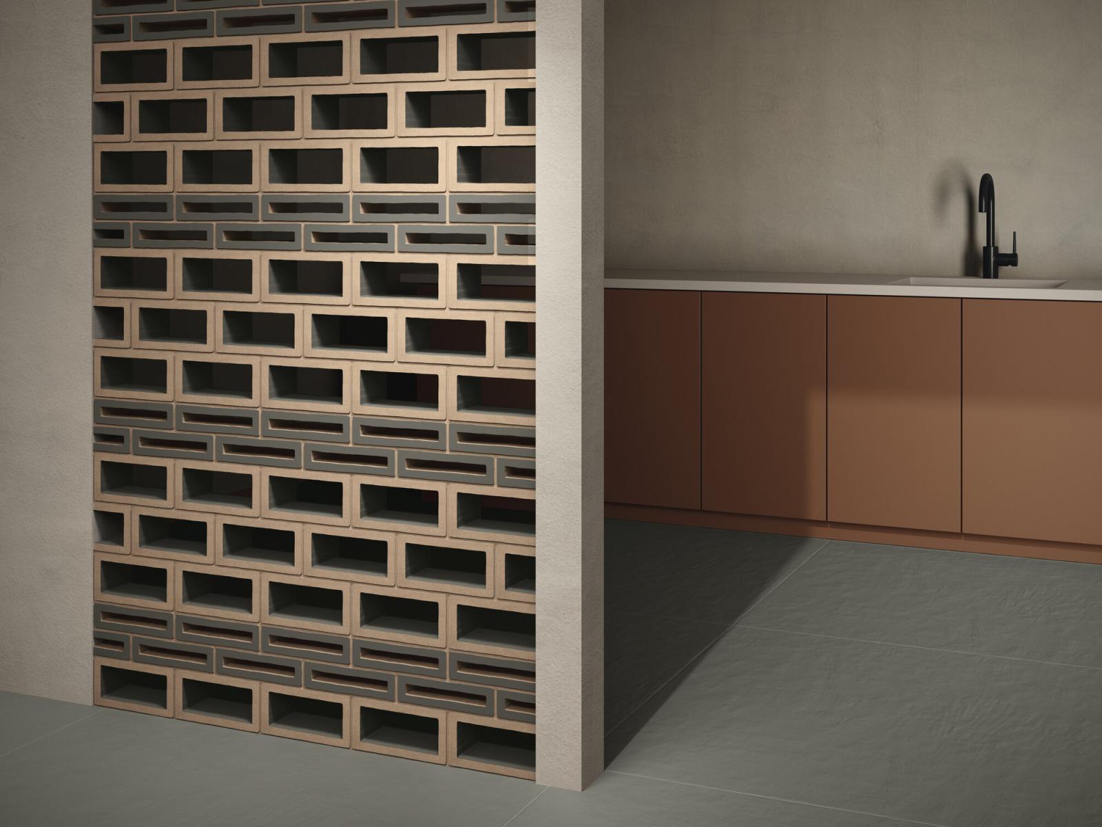 Gres A PIEDI DARK GREEN 100x100