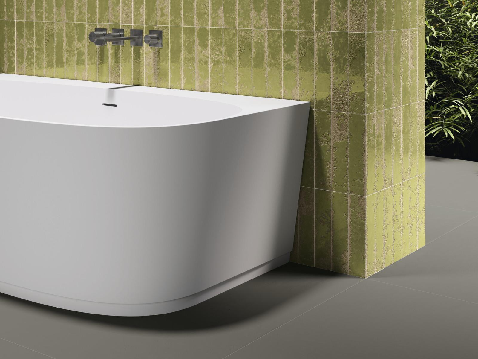 Gres A PIEDI DARK GREEN 100x100