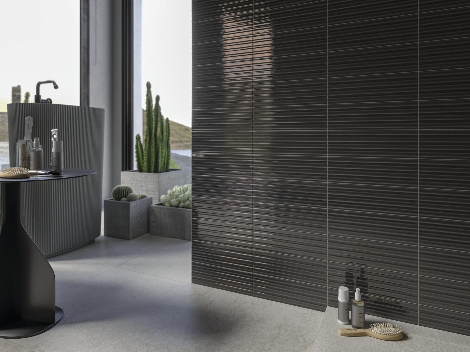 Płytka ścienna GARE ANTHRACITE BRILLO 10x30,5