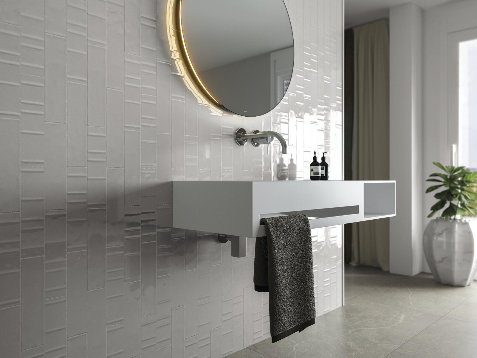 Płytka ścienna LEXA WHITE BRILLO 7,5x30