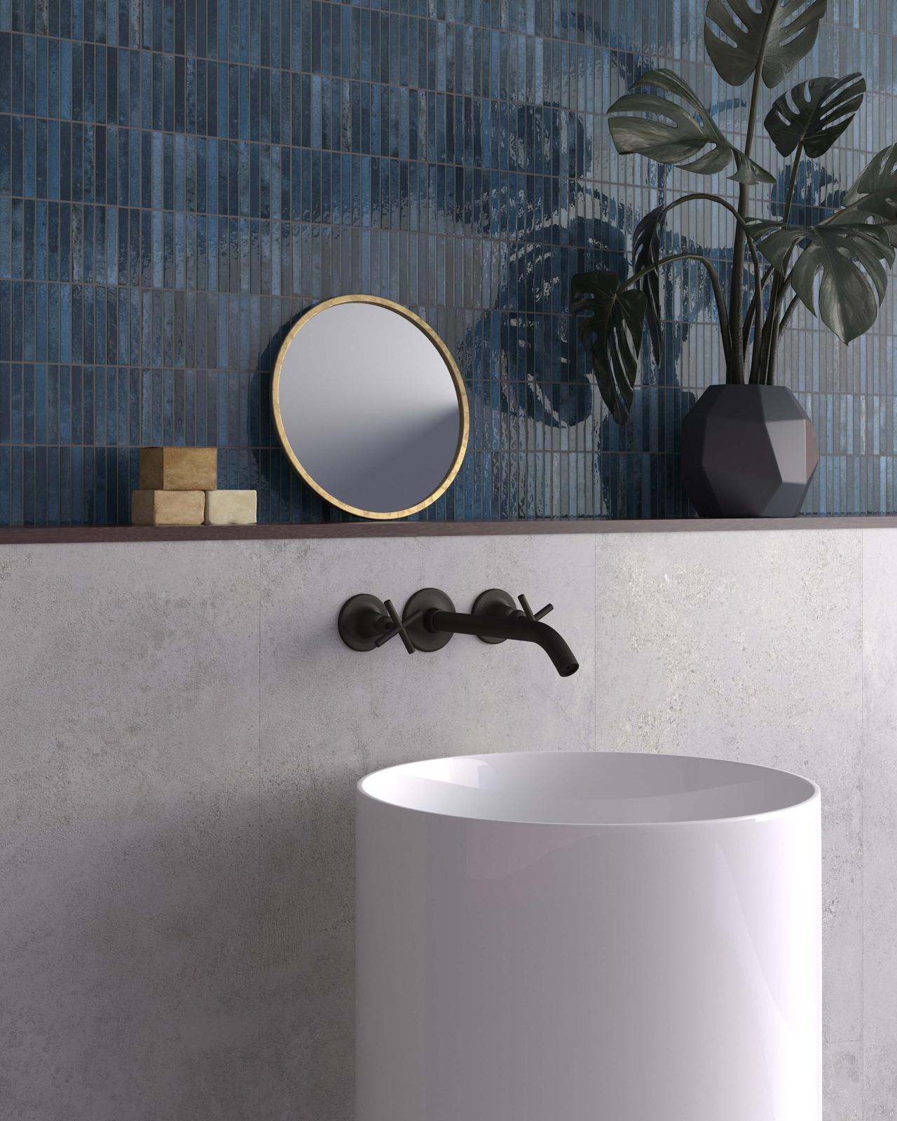 Gres KITKAT MOSAIC OCEAN GLOSSY 11,5X23,1