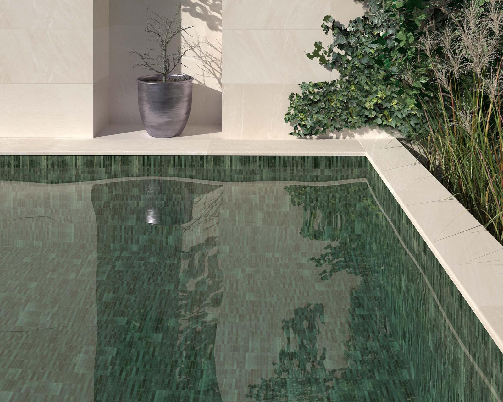 Gres KIT-KAT MOSAIC GRASS GLOSSY 11,5X23,1 (5)