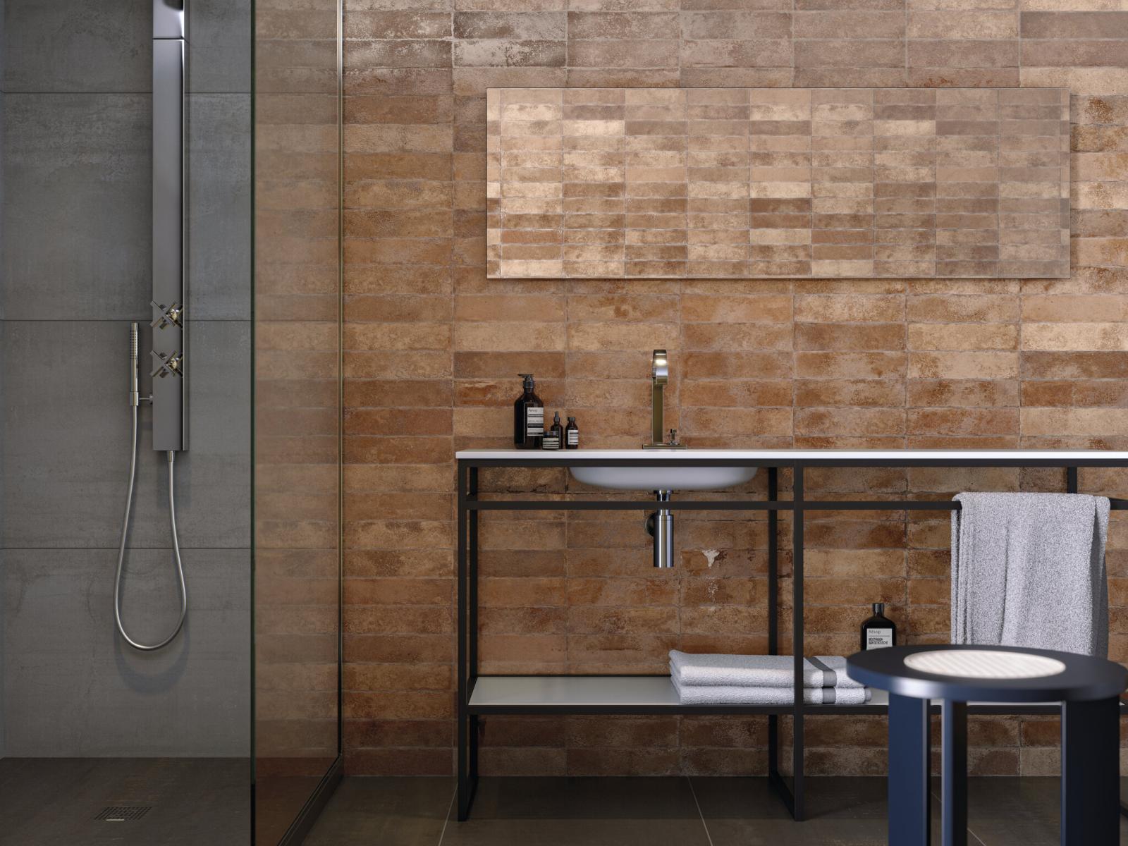 Płytka ścienna OKEN OCHRE BRILLO 7,5x30 (4)