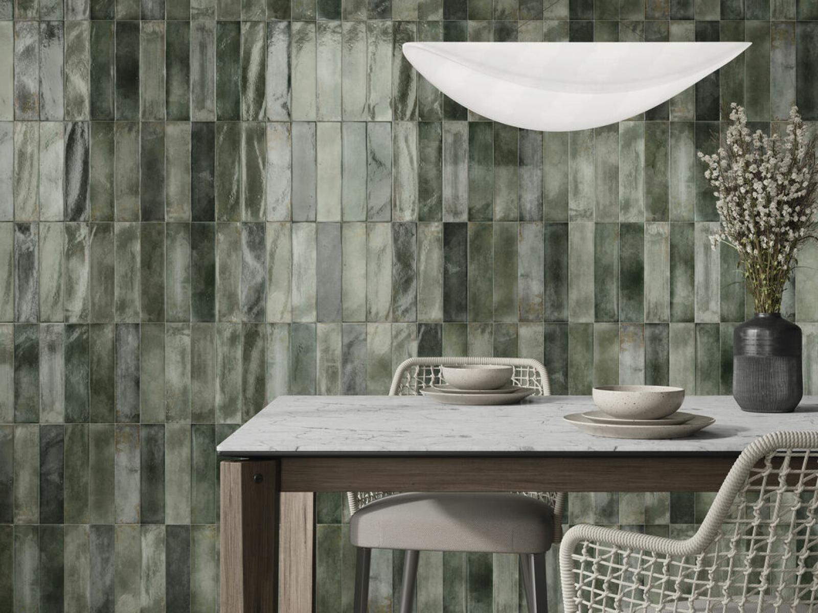 Płytka ścienna CAMBRE GREEN BRILLO 7,5X30 (2)