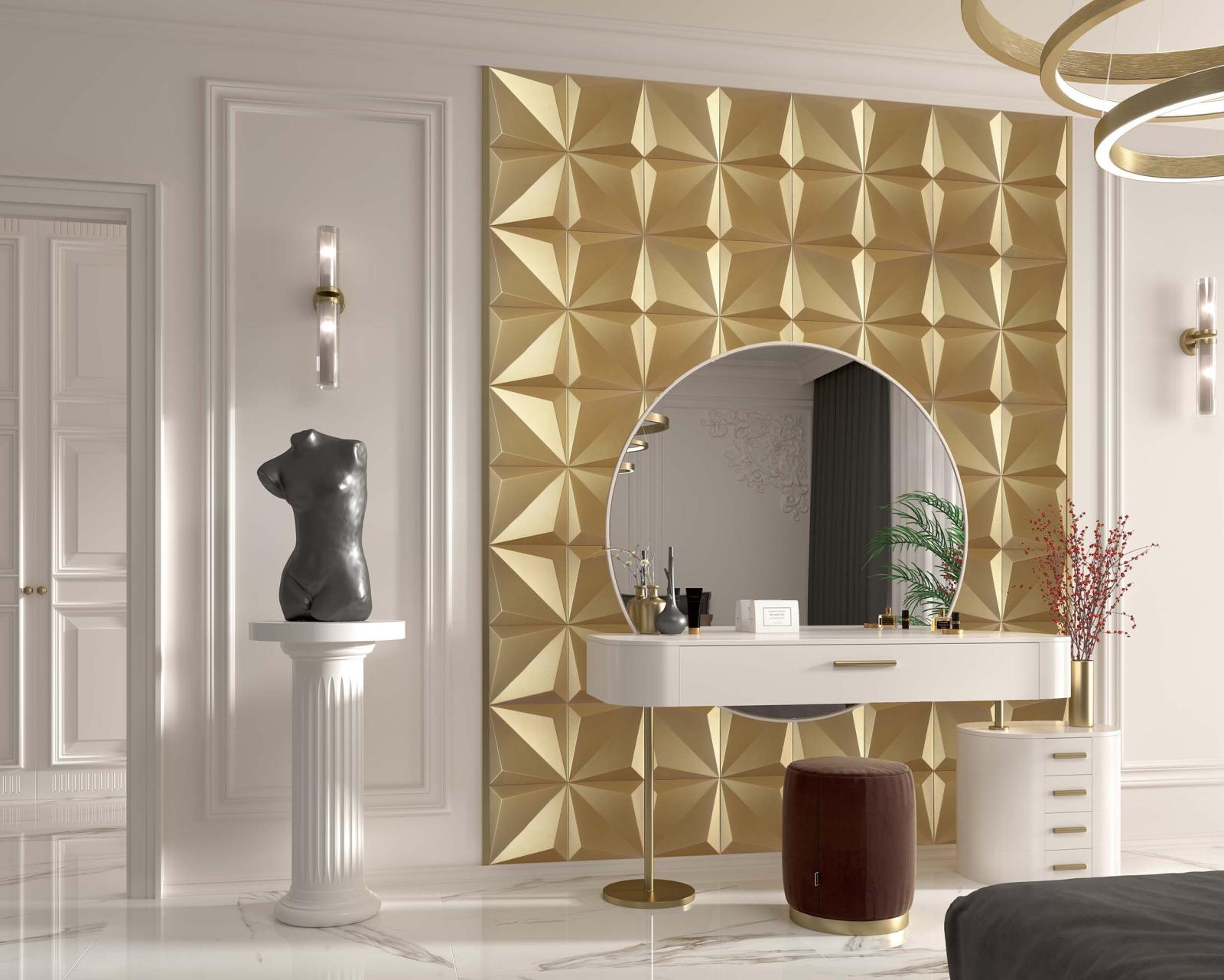 Płytka ścienna ORIGAMI DORADO 25X25