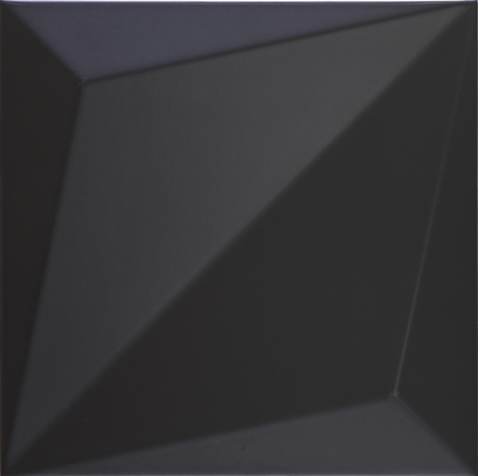 Obrazek dla: Płytka ścienna ORIGAMI BLACK 25x25