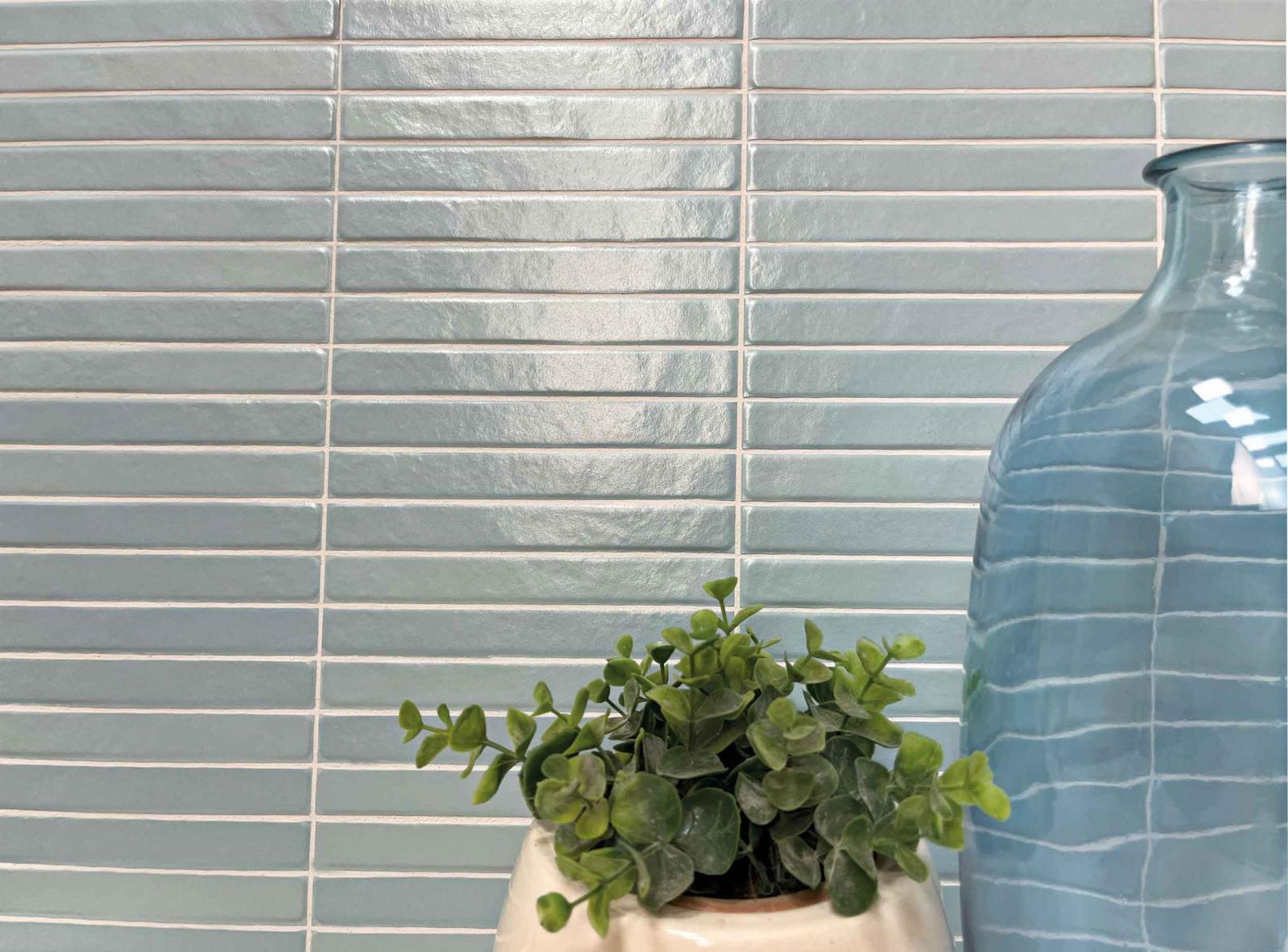 Płytka ścienna PENCIL REEF BLUE 35x35