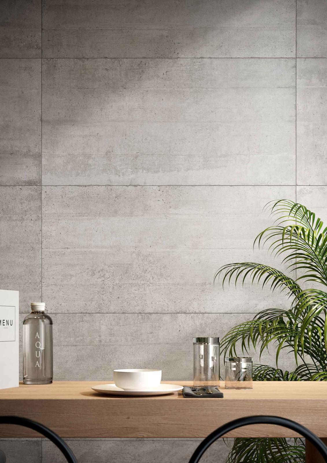 Gres DOCKS LIGHT GREY 60x120 płytka matowa imitująca beton (2)